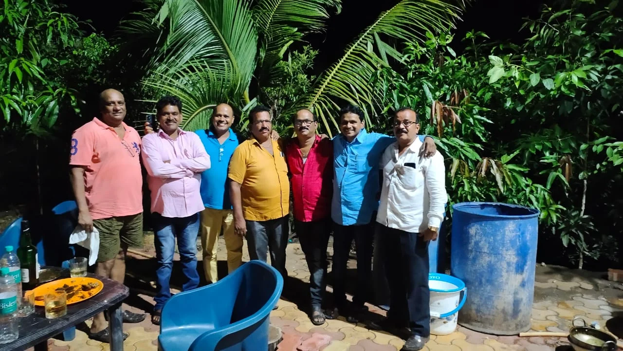Guests spending time together at the farm